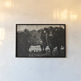 Its Snowing by Aledanda. shown as a paper print in a black flame. Available as a archival giclee rolled canvas, fine art paper, or poster print. SKU 38317i.