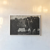 Its Snowing by Aledanda. shown as a paper print in a white frame. Available as a archival giclee rolled canvas, fine art paper, or poster print. SKU 38317i.