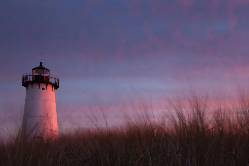 Lighthouse at Sunset Crop by Aledanda. SKU 46207i. Archival Giclee Fine art print for wall decor.