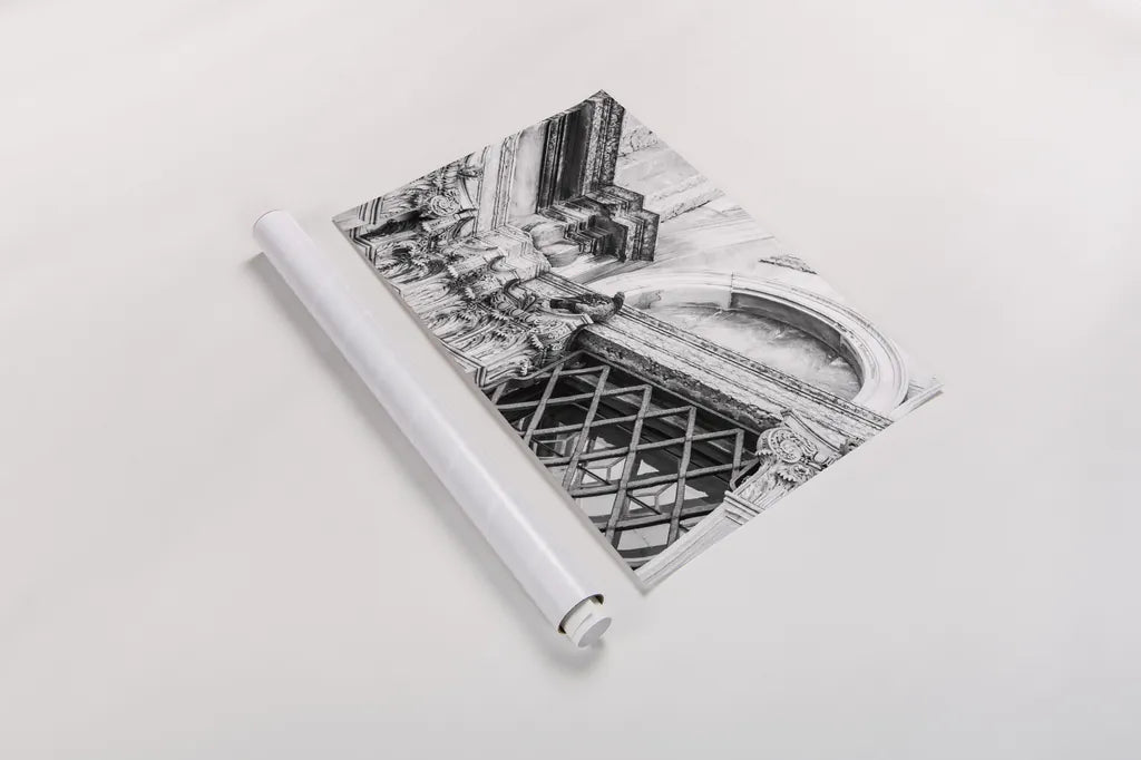 Looking Up by Aledanda. shown as a rolled paper print. Available as archival giclee rolled canvas, fine art paper, or poster print. SKU 58395i.