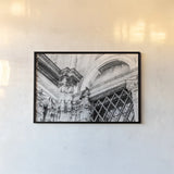 Looking Up by Aledanda. shown as a paper print in a black flame. Available as a archival giclee rolled canvas, fine art paper, or poster print. SKU 58395i.