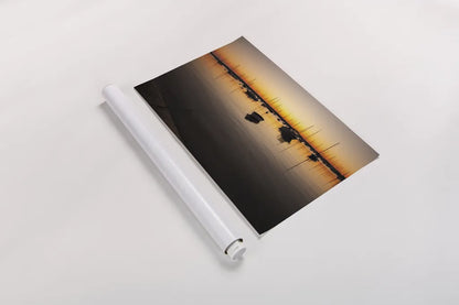 Marthas Vineyard Sunset II by Aledanda. shown as a rolled paper print. Available as archival giclee rolled canvas, fine art paper, or poster print. SKU 53596i.