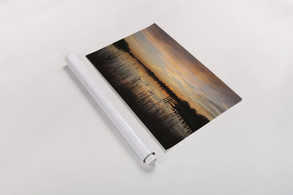 Maryland Sunset I by Aledanda. shown as a rolled paper print. Available as archival giclee rolled canvas, fine art paper, or poster print. SKU 52951i.