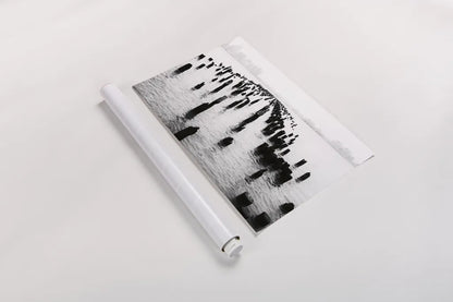 Memory Piers by Aledanda. shown as a rolled paper print. Available as archival giclee rolled canvas, fine art paper, or poster print. SKU 64373i.