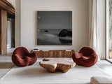 Moonlit I Crop by Aledanda. Shown as extra-large giant wall art in a modern living room. Available as an archival giclee rolled canvas, fine art paper, or poster print. SKU 37443a.