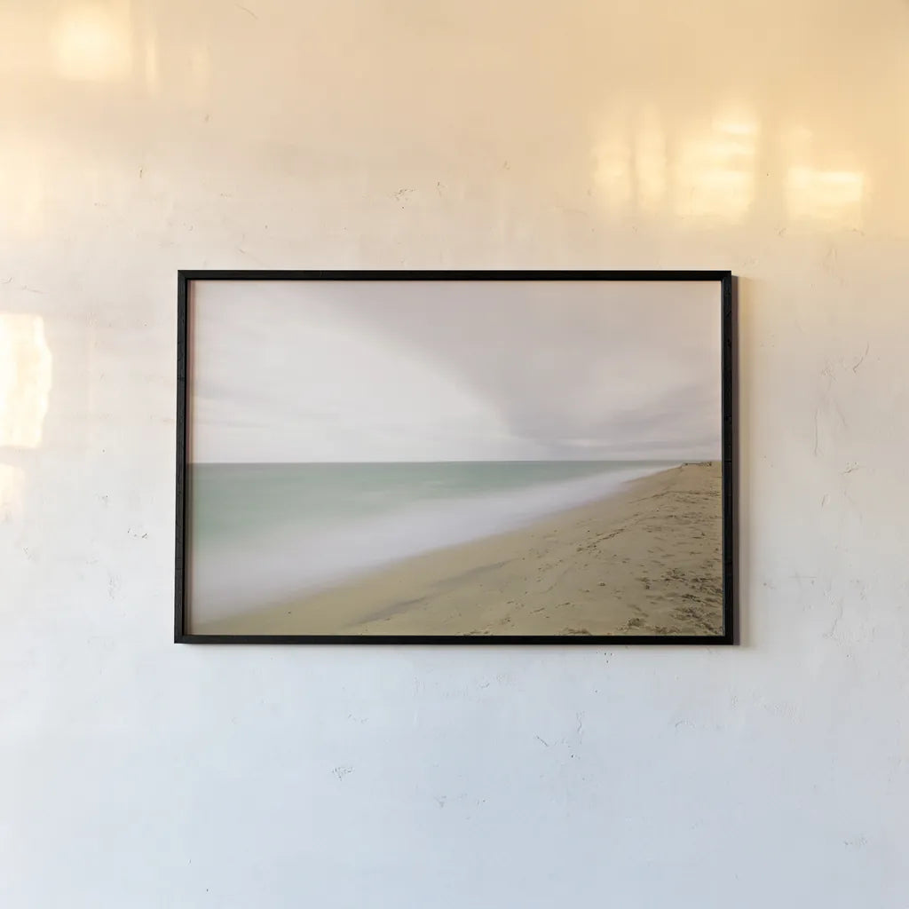 Nantucket I by Aledanda. shown as a paper print in a black flame. Available as a archival giclee rolled canvas, fine art paper, or poster print. SKU 38038i.