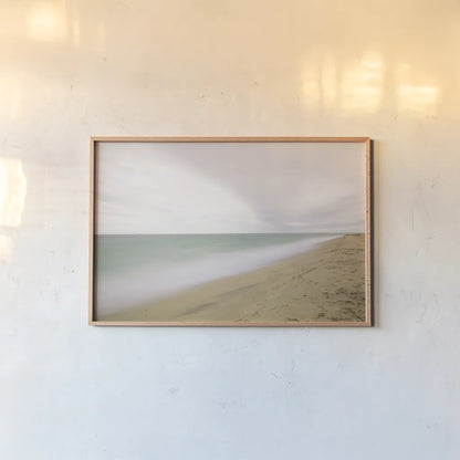 Nantucket I by Aledanda. shown as a paper print in a natural frame. Available as a archival giclee rolled canvas, fine art paper, or poster print. SKU 38038i.