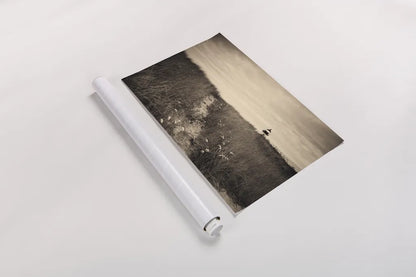 Nantucket Light Sepia by Aledanda. shown as a rolled paper print. Available as archival giclee rolled canvas, fine art paper, or poster print. SKU 79232i.