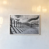 Nantucket Shadows by Aledanda. shown as a paper print in a white frame. Available as a archival giclee rolled canvas, fine art paper, or poster print. SKU 64376i.
