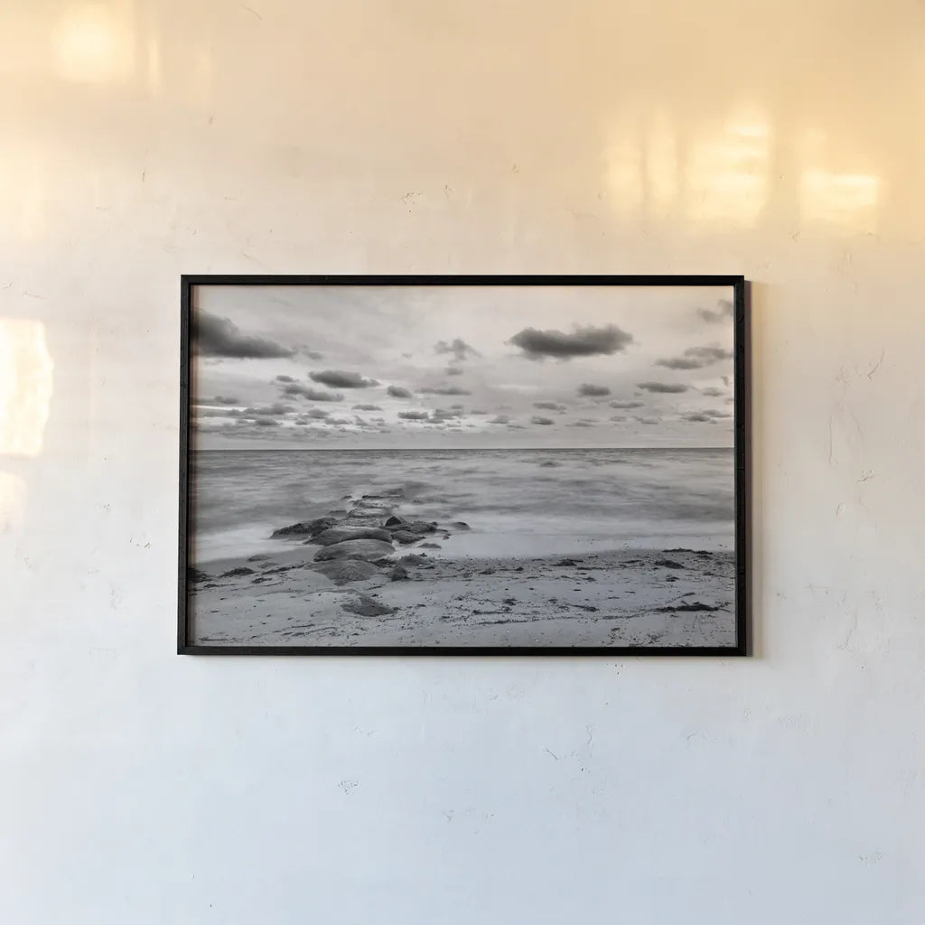 Ocean View II Crop by Aledanda. shown as a paper print in a black flame. Available as a archival giclee rolled canvas, fine art paper, or poster print. SKU 37441i.