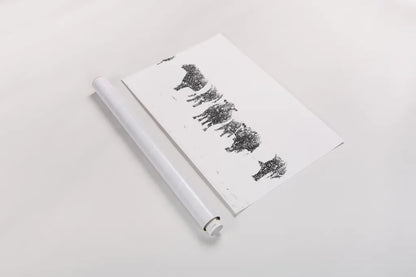 Oreos and Milk II by Aledanda. shown as a rolled paper print. Available as archival giclee rolled canvas, fine art paper, or poster print. SKU 38309i.