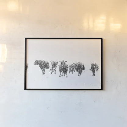 Oreos and Milk II by Aledanda. shown as a paper print in a black flame. Available as a archival giclee rolled canvas, fine art paper, or poster print. SKU 38309i.