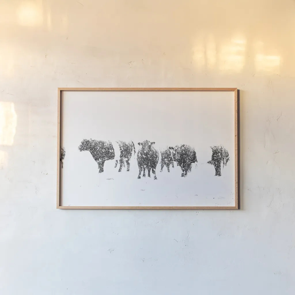 Oreos and Milk II by Aledanda. shown as a paper print in a natural frame. Available as a archival giclee rolled canvas, fine art paper, or poster print. SKU 38309i.