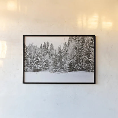 Over the Bridge by Aledanda. shown as a paper print in a black flame. Available as a archival giclee rolled canvas, fine art paper, or poster print. SKU 60991i.