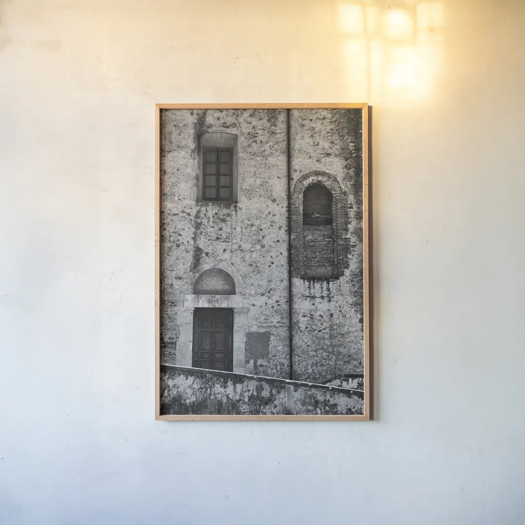 Passing By by Aledanda. shown as a paper print in a natural frame. Available as a archival giclee rolled canvas, fine art paper, or poster print. SKU 58392h.