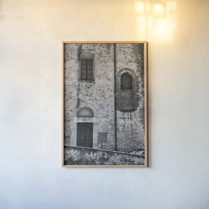 Passing By by Aledanda. shown as a paper print in a natural frame. Available as a archival giclee rolled canvas, fine art paper, or poster print. SKU 58392h.