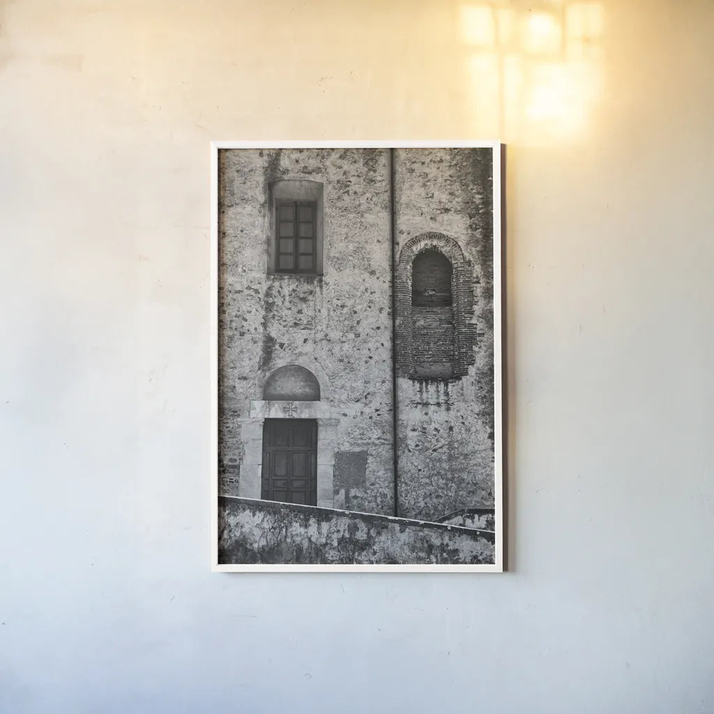 Passing By by Aledanda. shown as a paper print in a white frame. Available as a archival giclee rolled canvas, fine art paper, or poster print. SKU 58392h.