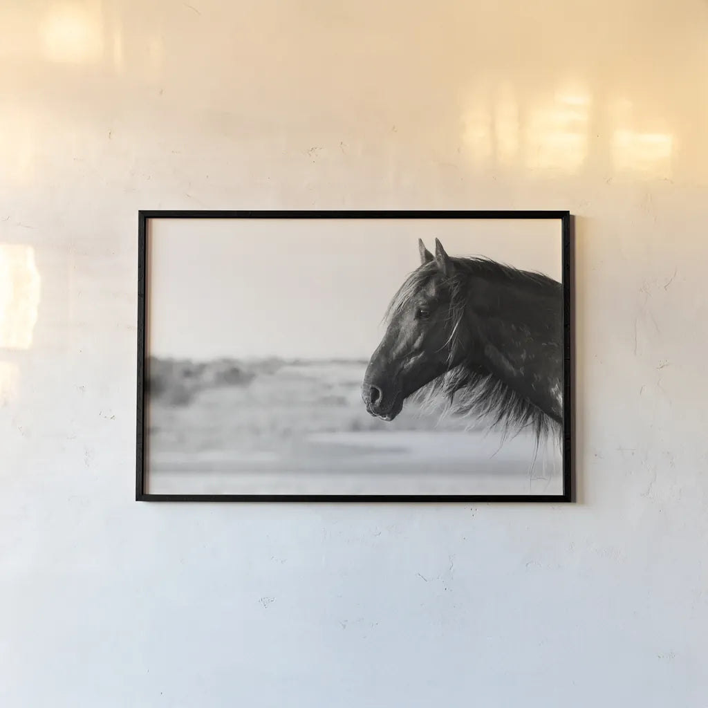 Pretty Girl by Aledanda. shown as a paper print in a black flame. Available as a archival giclee rolled canvas, fine art paper, or poster print. SKU 47851i.