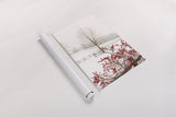 Red on White by Aledanda. shown as a rolled paper print. Available as archival giclee rolled canvas, fine art paper, or poster print. SKU 60997h.