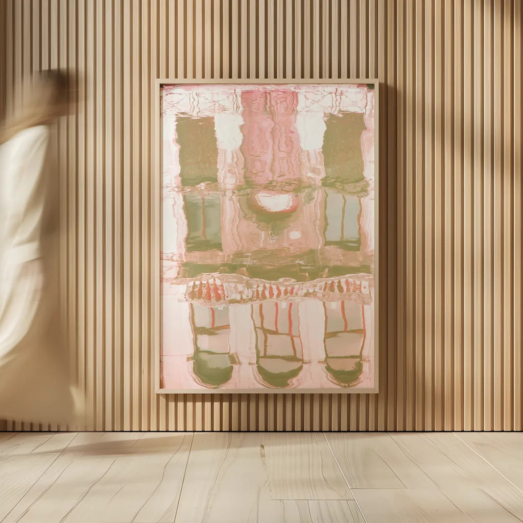 Reflected Venice by Aledanda. shown as over sized large wall art. Available as an archival giclee rolled canvas, fine art paper, or poster print. SKU 77229h.