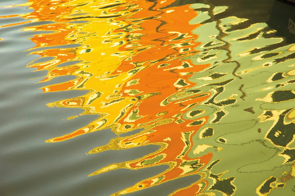 Reflections of Burano III by Aledanda. SKU 41596i. Archival Giclee Fine art print for wall decor.