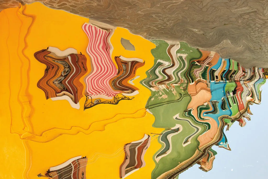 Reflections of Burano VI by Aledanda. SKU 41599i. Archival Giclee Fine art print for wall decor.