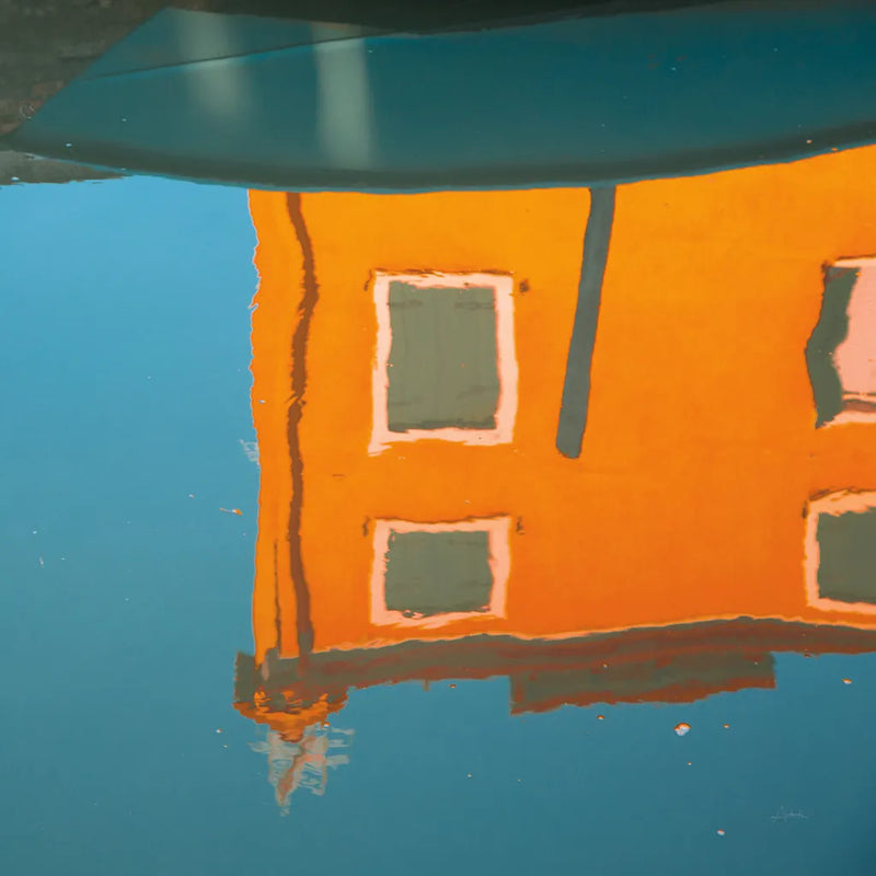 Reflections of Burano VII by Aledanda. SKU 41600a. Archival Giclee Fine art print for wall decor.