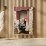 Resting by Aledanda. shown as over sized large wall art. Available as an archival giclee rolled canvas, fine art paper, or poster print. SKU 38314h.