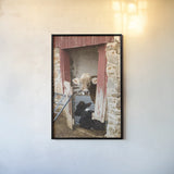 Resting by Aledanda. shown as a paper print in a black flame. Available as a archival giclee rolled canvas, fine art paper, or poster print. SKU 38314h.
