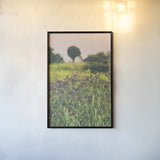 Roadside Flowers by Aledanda. shown as a paper print in a black flame. Available as a archival giclee rolled canvas, fine art paper, or poster print. SKU 63231h.