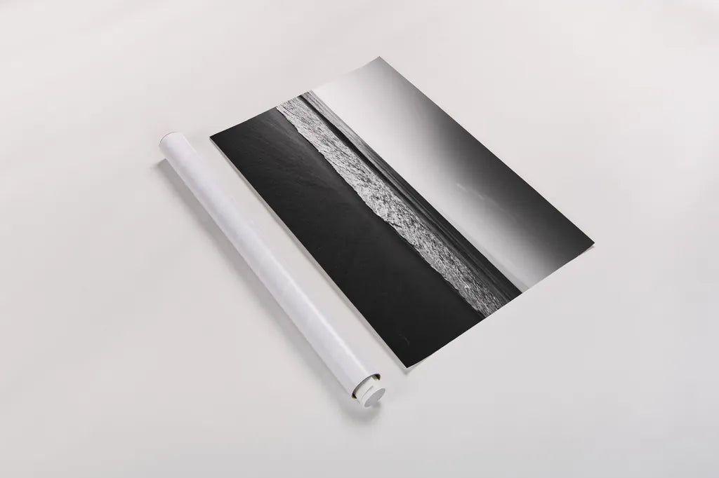 Seafoam Edge by Aledanda. shown as a rolled paper print. Available as archival giclee rolled canvas, fine art paper, or poster print. SKU 64379i.