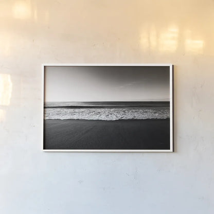 Seafoam Edge by Aledanda. shown as a paper print in a white frame. Available as a archival giclee rolled canvas, fine art paper, or poster print. SKU 64379i.