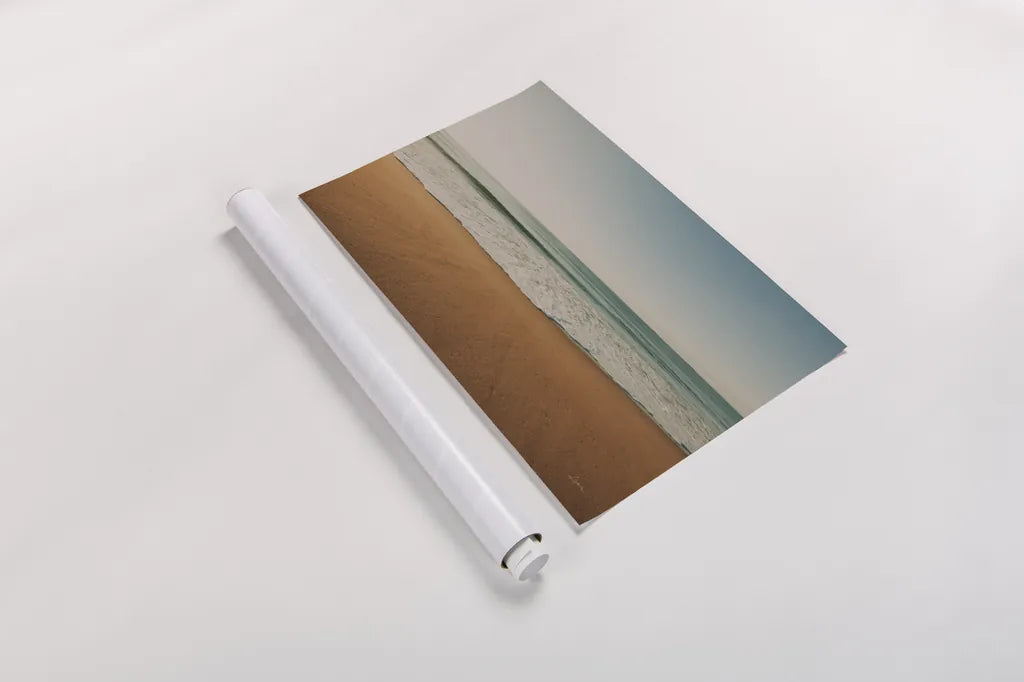 Seafoam Edge Color by Aledanda. shown as a rolled paper print. Available as archival giclee rolled canvas, fine art paper, or poster print. SKU 78131i.