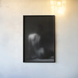 Silhouette by Aledanda. shown as a paper print in a black flame. Available as a archival giclee rolled canvas, fine art paper, or poster print. SKU 38326h.