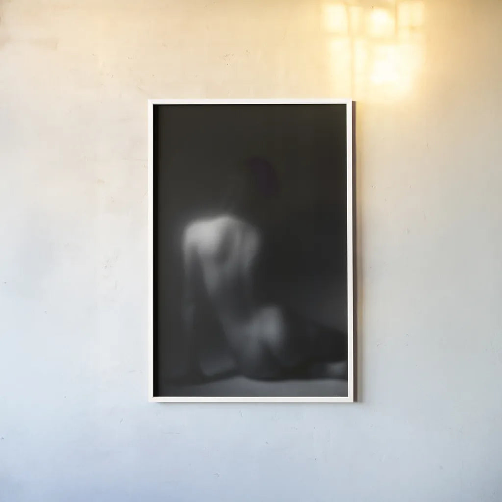 Silhouette by Aledanda. shown as a paper print in a white frame. Available as a archival giclee rolled canvas, fine art paper, or poster print. SKU 38326h.