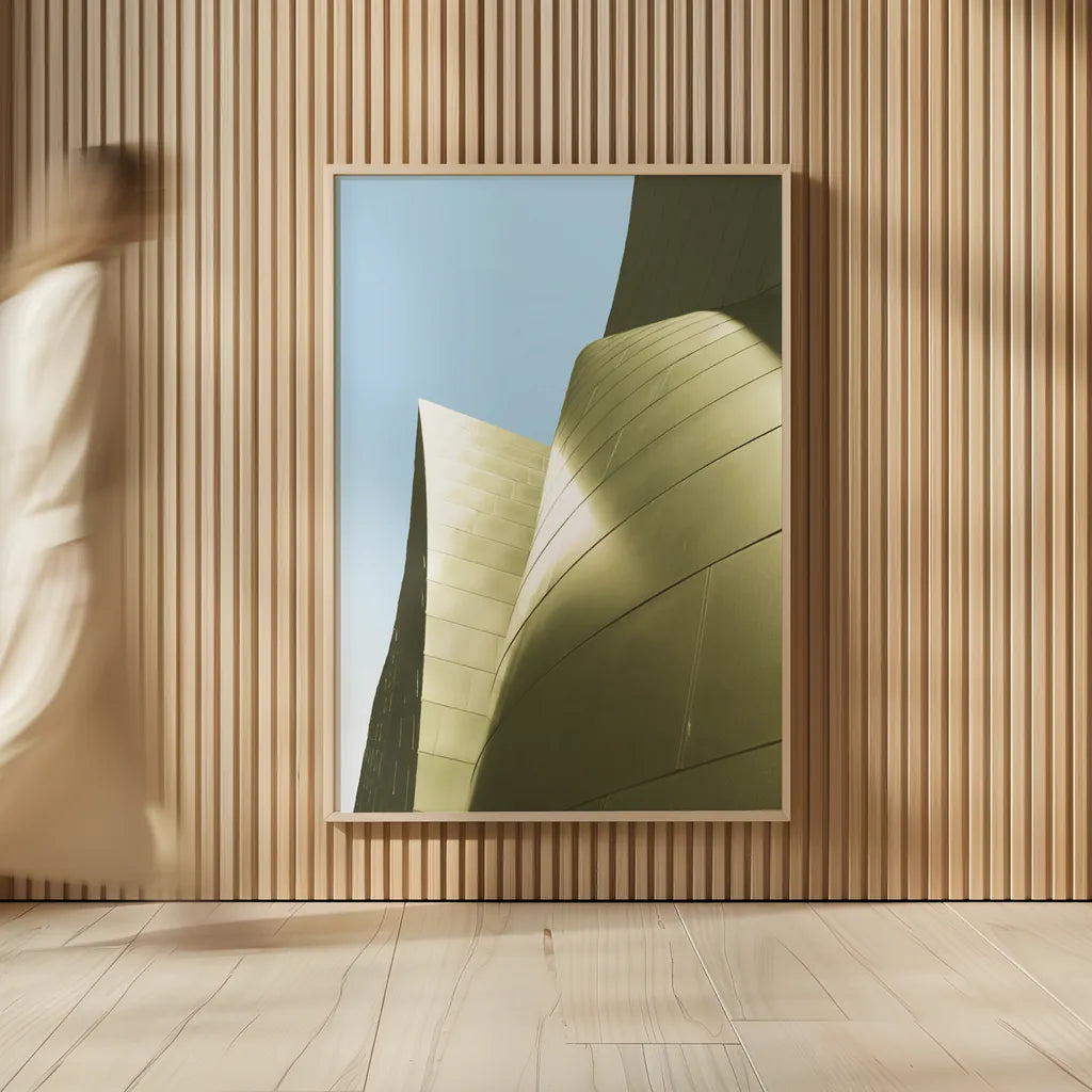 Skyscaper V Bright by Aledanda. shown as over sized large wall art. Available as an archival giclee rolled canvas, fine art paper, or poster print. SKU 80371h.