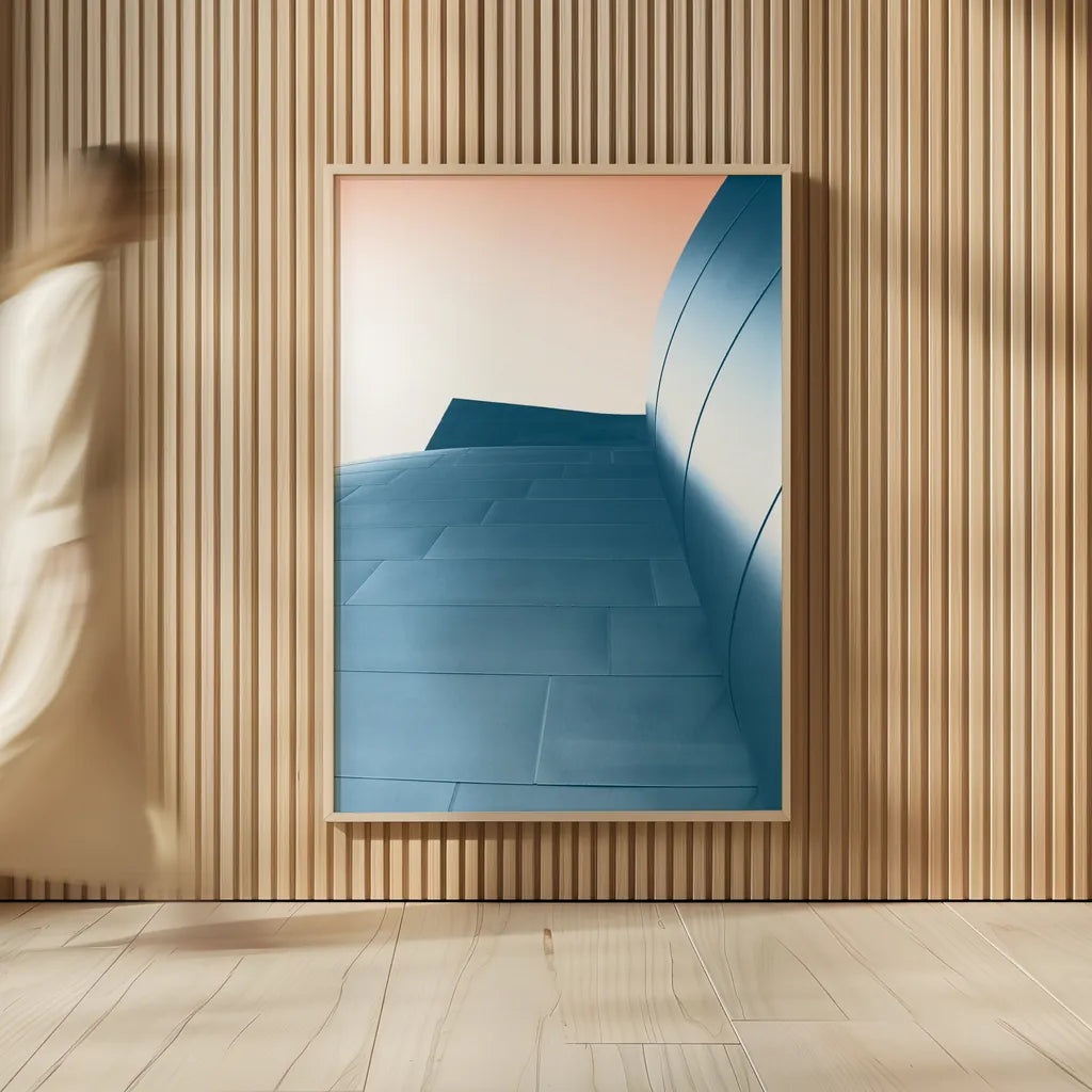 Skyscaper VIII Bright by Aledanda. shown as over sized large wall art. Available as an archival giclee rolled canvas, fine art paper, or poster print. SKU 80373h.