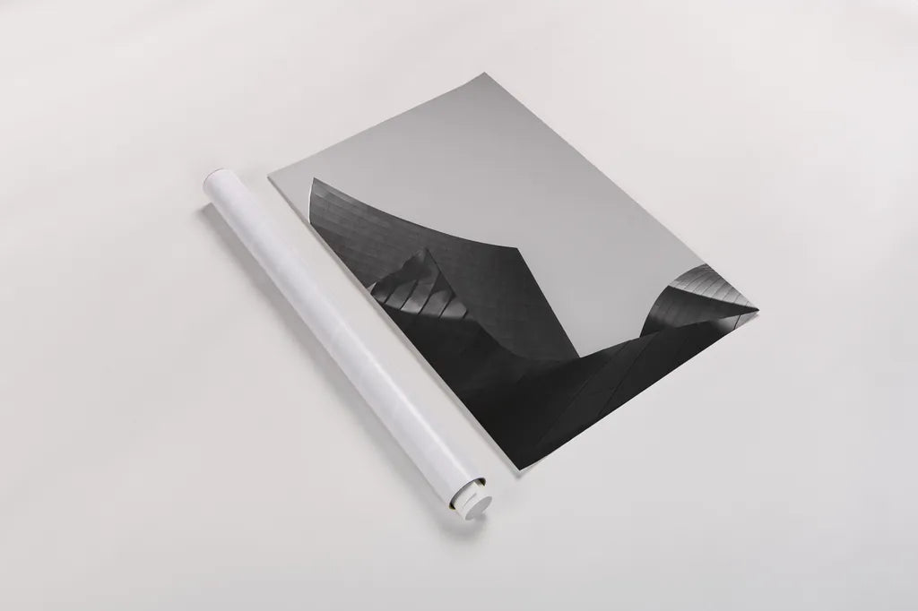 Skyscraper I by Aledanda. shown as a rolled paper print. Available as archival giclee rolled canvas, fine art paper, or poster print. SKU 53641h.