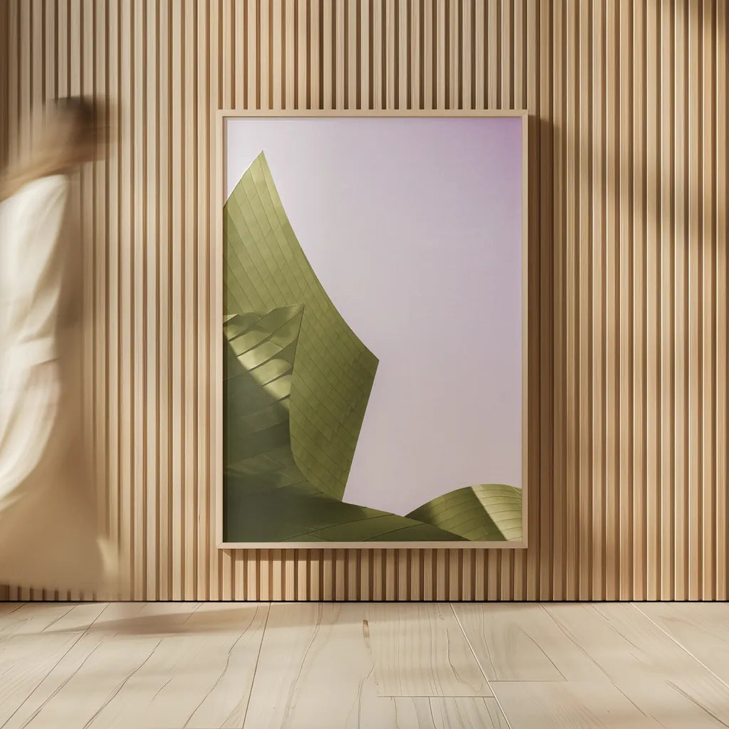 Skyscraper I Bright by Aledanda. shown as over sized large wall art. Available as an archival giclee rolled canvas, fine art paper, or poster print. SKU 80368h.