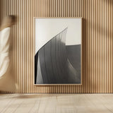 Skyscraper II BW by Aledanda. shown as over sized large wall art. Available as an archival giclee rolled canvas, fine art paper, or poster print. SKU 57207h.