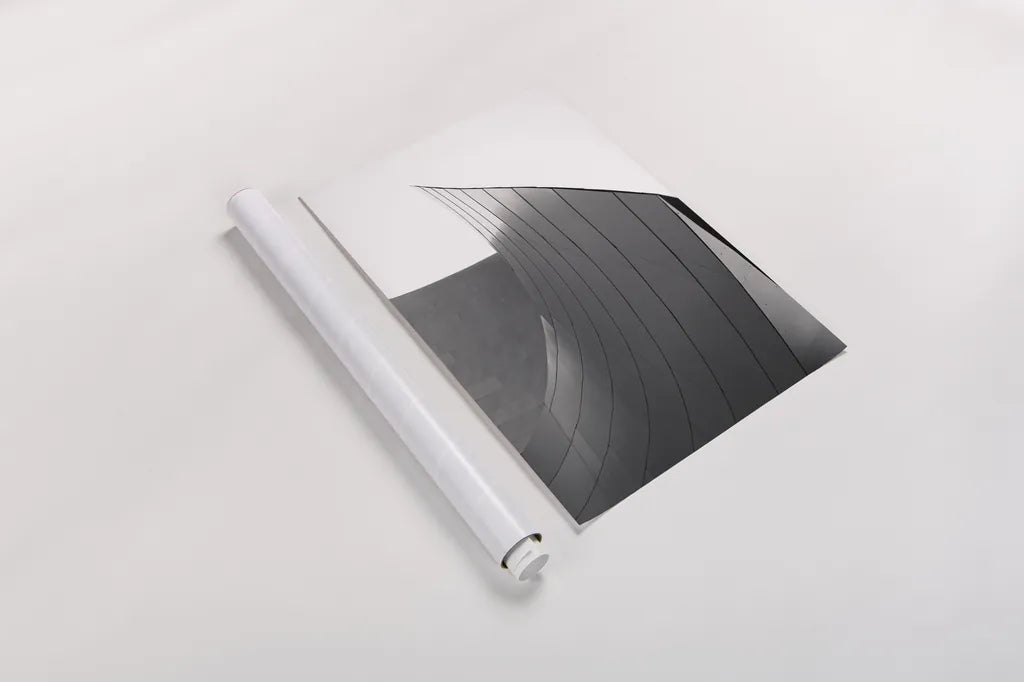 Skyscraper II BW Flipped by Aledanda. shown as a rolled paper print. Available as archival giclee rolled canvas, fine art paper, or poster print. SKU 57208h.