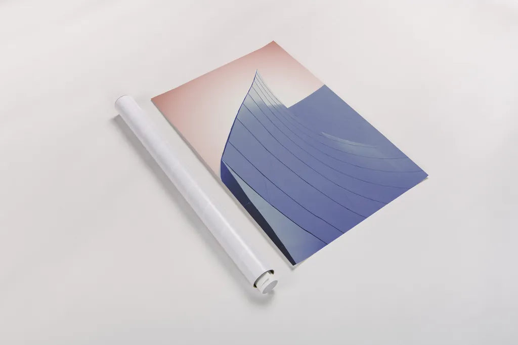 Skyscraper II Spring by Aledanda. shown as a rolled paper print. Available as archival giclee rolled canvas, fine art paper, or poster print. SKU 54451h.