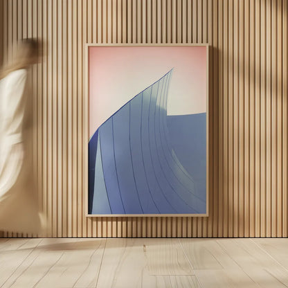 Skyscraper II Spring by Aledanda. shown as over sized large wall art. Available as an archival giclee rolled canvas, fine art paper, or poster print. SKU 54451h.