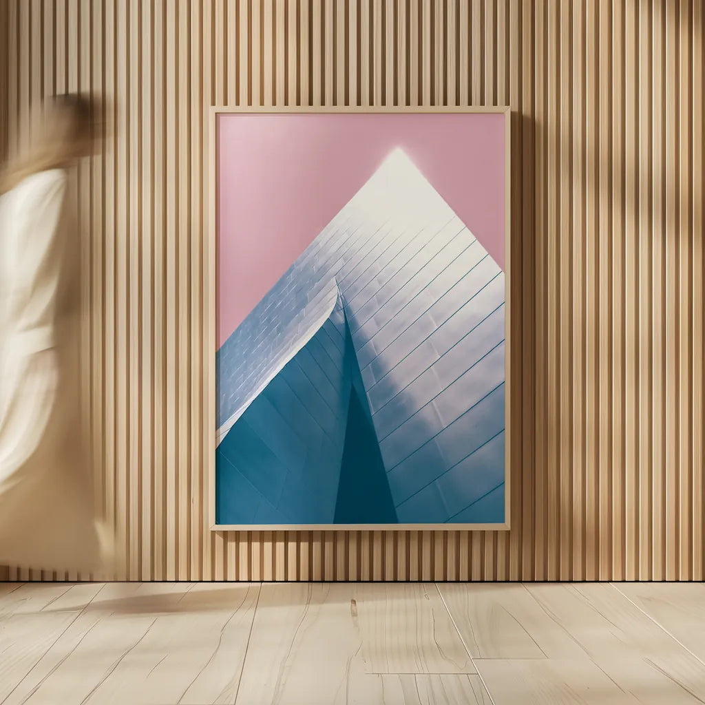 Skyscraper III Bright by Aledanda. shown as over sized large wall art. Available as an archival giclee rolled canvas, fine art paper, or poster print. SKU 80369h.