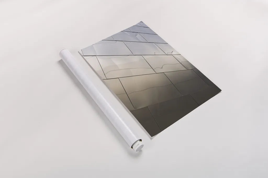 Skyscraper IV by Aledanda. shown as a rolled paper print. Available as archival giclee rolled canvas, fine art paper, or poster print. SKU 53644h.