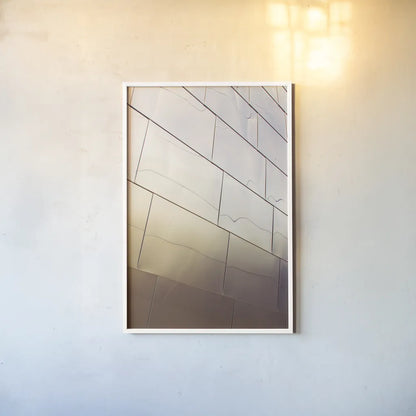 Skyscraper IV Bright by Aledanda. shown as a paper print in a white frame. Available as a archival giclee rolled canvas, fine art paper, or poster print. SKU 80370h.