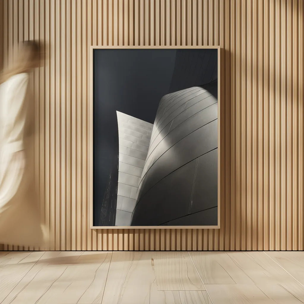 Skyscraper V by Aledanda. shown as over sized large wall art. Available as an archival giclee rolled canvas, fine art paper, or poster print. SKU 53645h.