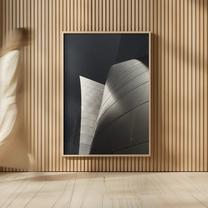 Skyscraper V by Aledanda. shown as over sized large wall art. Available as an archival giclee rolled canvas, fine art paper, or poster print. SKU 53645h.