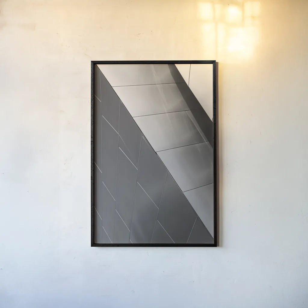 Skyscraper VI by Aledanda. shown as a paper print in a black flame. Available as a archival giclee rolled canvas, fine art paper, or poster print. SKU 53646h.