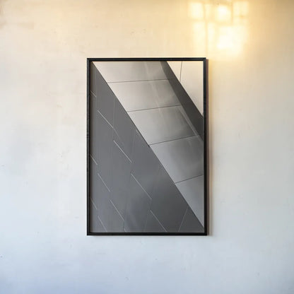 Skyscraper VI by Aledanda. shown as a paper print in a black flame. Available as a archival giclee rolled canvas, fine art paper, or poster print. SKU 53646h.